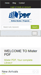 Mobile Screenshot of misterpdf.com